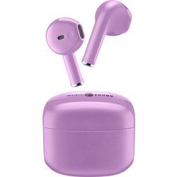 Cellularline Headset do uší (In Ear) Bluetooth®, Bez kabelu fialová Nabíjecí pouzdro mobil