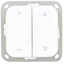 OPUSgreenNet 563.087.27 nástěnný spínač bílá EnOcean