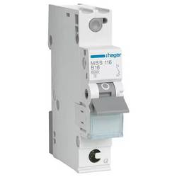 Hager MBS116 elektrický jistič 1pólový 16 A