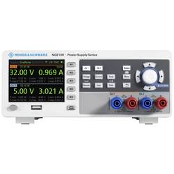 Rohde & Schwarz NGE-COM3b laboratorní zdroj s nastavitelným napětím, 0 - 32 V/DC, 0 - 3 A, 100 W, USB, OVP, lze dálkově ovládat, výstup 3 x, 5601.3800P88
