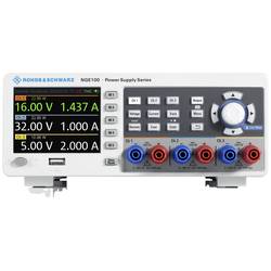 Rohde & Schwarz NGE-COM3b laboratorní zdroj s nastavitelným napětím, 0 - 32 V/DC, 0 - 3 A, 100 W, USB, OVP, lze dálkově ovládat, výstup 3 x, 5601.3800P88