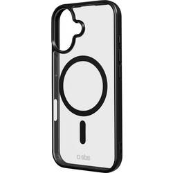 sbs mobile Cover Apple iPhone 17 transparentní, černá Kompatibilní s MagSafe TEMAGCOLIP1763K