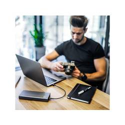 Green Cell GC PowerPlay Ultra powerbanka Li-Pol, 26800 mAh, Quick Charge 3.0, Dodávka energie, černá