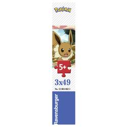Dětská puzzle 3 x 49 část - Pokémon 12004062 1 ks