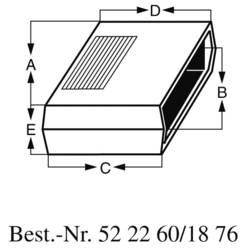 TEKO AUS 22.5 AUS 22.5 univerzální pouzdro ABS, hliník světle šedá 1 ks Piece