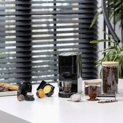 Princess 249450 01.249450.01.001 kapslový kávovar, černá, stříbrná (matná)