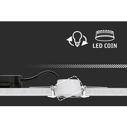 Paulmann Nova Plus Coin LED vestavné koupelnové svítidlo Jednodílná sada LED Energetická třída (EEK2021): F (A - G) saténová