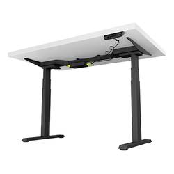 ICY BOX konstrukce psacího stolu pro práci vsedě i ve stoje elektricky výškově nastavitelné Rozsah výšky: 620 do 1280 mm (š x v x h) 1047 x 660 x 300 mm černá