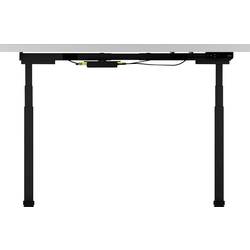 ICY BOX konstrukce psacího stolu pro práci vsedě i ve stoje elektricky výškově nastavitelné Rozsah výšky: 620 do 1280 mm (š x h) 1047 mm x 300 mm černá