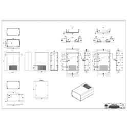 TEKO KL 22.5 KL 22.5 elektronická krabice 178 x 128 x 72 x 178 ABS světle šedá 1 ks