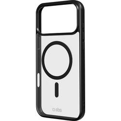 sbs mobile Cover Apple iPhone 17 Pro Max transparentní, černá Kompatibilní s MagSafe TEMAGCOLIP1769K