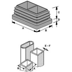 PB Fastener 057 6020 699 03 záslepky 14.5 mm, polyetylén, černá, 1 ks