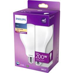 Philips LED 76463000 LED Energetická třída (EEK2021) D (A - G) E27 klasická žárovka 23 W = 200 W teplá bílá (Ø x d) 9.5 cm x 16.5 cm 1 ks