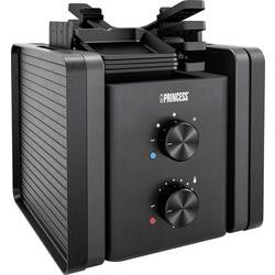 Princess Purify raclette gril 8 pánví, nepřilnavý povlak, ochrana proti přehřátí, s nasáváním vzduchu černá