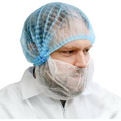 Antistat 600-3034 Styl Bouffant Plissee Mob Caps modrá