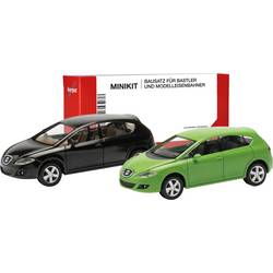 Herpa 013970 H0 model osobního automobilu Seat Leon, černá a zelená