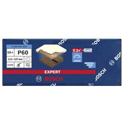 Bosch Accessories 2608901655 Brusný papír pro oscilační brusku Zrnitost 60 (d x š) 107 mm x 115 mm 50 ks
