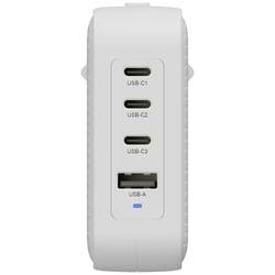HYPER HyperJuice® 100W USB-C cestovní nabíječka, GaN, s adaptérem pro Evropu, s britským adaptérem, s americkým adaptérem, 1x USB A , 3x USB-C®, 100 W, Dodávka