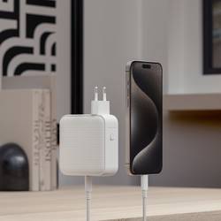 HYPER HyperJuice® 100W USB-C cestovní nabíječka, GaN, s adaptérem pro Evropu, s britským adaptérem, s americkým adaptérem, 1x USB A , 3x USB-C®, 100 W, Dodávka