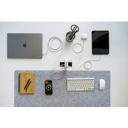 HYPER HyperJuice® 100W USB-C cestovní nabíječka, GaN, s adaptérem pro Evropu, s britským adaptérem, s americkým adaptérem, 1x USB A , 3x USB-C®, 100 W, Dodávka