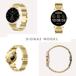 XCOAST SIONA 2 chytré hodinky zlatá