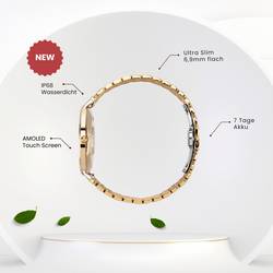 XCOAST SIONA 2 chytré hodinky zlatá