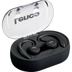 Lenco EPB-460BK Headset do uší (In Ear) Bluetooth® černá headset, za uši, odolné vůči potu sportovní