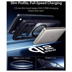 ESR Case Apple iPhone 17 Pro černá, transparentní Kompatibilní s MagSafe 1A86300301