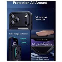 ESR Case Apple iPhone 17 Pro černá, transparentní Kompatibilní s MagSafe 1A86300301