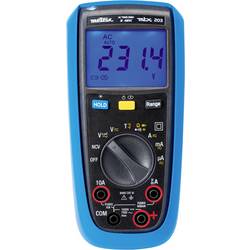 Metrix MTX 203 multimetr, ochrana proti stříkající vodě (IP54), CAT III 600 V, displej (counts) 6000, MTX203-Z