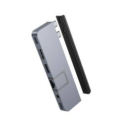 HYPER USB-C® dokovací stanice HyperDrive DUO Pro Vhodné pro značky (dokovací stanice pro notebook): univerzální MacBook integrovaná čtečka karet