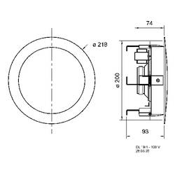 Visaton DL 18/1 - 100 V (RAL 9010) stropní reproduktor, 6 W, 100 V, bílá, 1 ks