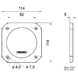 Visaton 10 ES ochranná mřížka reproduktoru