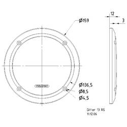 Visaton 13 RS ochranná mřížka reproduktoru