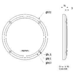 Visaton 16 RS ochranná mřížka reproduktoru