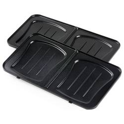 DOMO SANDWICH-WAFFEL-GRILL 3-IN-1 INKY BLACK toustovač černá