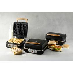DOMO SANDWICH-WAFFEL-GRILL 3-IN-1 INKY BLACK toustovač černá