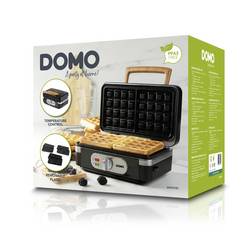 DOMO SANDWICH-WAFFEL-GRILL 3-IN-1 INKY BLACK toustovač černá