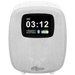 Sangean DCR-83 stolní rádio DAB+, FM AUX, Bluetooth, USB s USB nabíječkou, funkce alarmu bílá