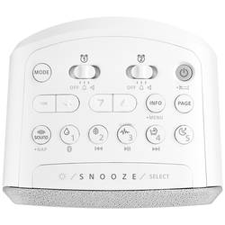 Sangean DCR-83 A500460 stolní rádio, DAB+, FM, AUX, Bluetooth, USB, s USB nabíječkou, funkce alarmu, bílá