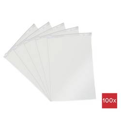 Tašky na zip bez štítků (d x š) 150 mm x 100 mm transparentní polyetylén