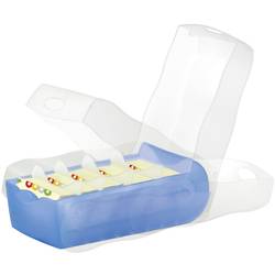 HAN CROCO 997-643 kartotéční krabice modrá, průsvitná max. počet karet: 900 karet DIN A7 na šířku vč. 100 linkovaných karet