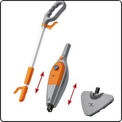 Clatronic DR 3539 parní čistič 263621 1500 W oranžová, šedá