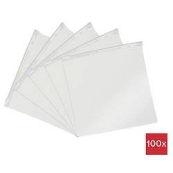 Tašky na zip bez štítků (d x š) 200 mm x 200 mm transparentní polyetylén