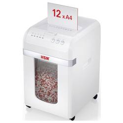 HSM Aktenvernichter HSM shredstar Autofeed X300 - 4 x 12 mm skartovačka 12 listů 4 x 12 mm P-4 30 l Křížový řez kreditní karty, kancelářské sponky