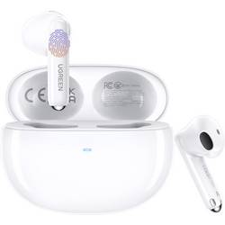 UGREEN 15612 In Ear Headset Bluetooth®, Bez kabelu bílá Nabíjecí pouzdro Hi-Fi