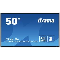 Iiyama ProLite LH5065UHSB-B1AG displej Digital Signage Energetická třída (EEK2021): E (A - G) 126 cm 49.5 palec 3840 x 2160 Pixel 24/7