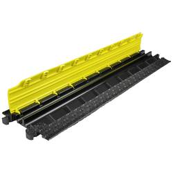 DEFENDER by Adam Hall kabelový můstek 86100LUX polyuretan černožlutá Kanálů: 2 1005 mm Množství: 1 ks