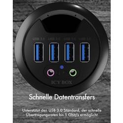 ICY BOX 6 portů USB-C® (USB 3.1) Multiport hub černá