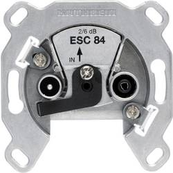 Kathrein ESC 84 anténní zásuvka BK upevnění pomocí šroubů krabice pro jednu přípojku